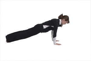Push Ups with Elbows Close to Sides