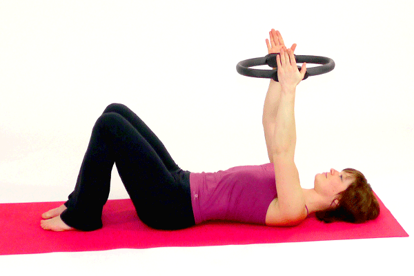 Chest Exercise with the Pilates Circle