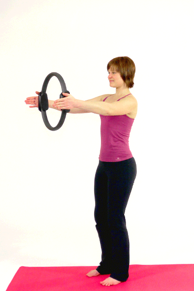Chest and Shoulder Exercise with the Pilates Circle
